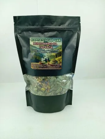 ОписТрав’яний чай «Верховинська Гарбата», 120 г.Herbal tea "Verkhovynsky tea", 120 g